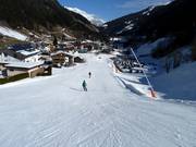 There are accommodations located directly on the valley run.