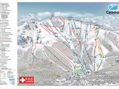 Trail map Catedral Alta Patagonia