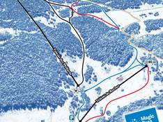 Trail map Le Brassus
