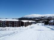 View from the SkiStar Lodge Trysil to Nordre Kanken