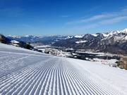 Very good slope grooming in Hochkössen