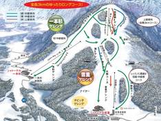 Trail map Chateau Shiozawa