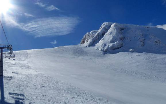 Biggest height difference in Greece – ski resort Mount Parnassos – Fterolakka/Kellaria