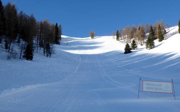 Ski resorts for advanced skiers and freeriding Sugana Valley (Valsugana) – Advanced skiers, freeriders Lagorai/Passo Brocon – Castello Tesino