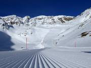 Perfectly groomed slopes