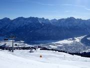 View from Steinermandl over Lienz and the Lienz Dolomites