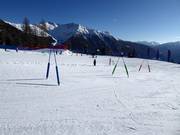 Practice slope in the children's area