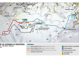 Trail map Conca dell'Alben