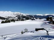 Snowmaking pond at Penken