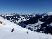View from Zwölferkogel towards Saalbach Hinterglemm