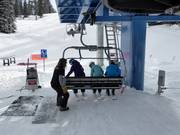 Assistance is always provided when boarding the chairlift.