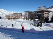 Practice slope in Les Menuires