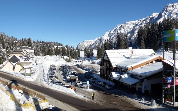 Madonna di Campiglio/Pinzolo/Val Rendena: access to ski resorts and parking at ski resorts – Access, Parking Madonna di Campiglio/Pinzolo/Folgàrida/Marilleva