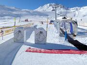 Small children's area on the Alp Trida
