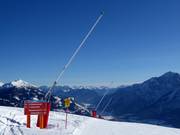 Snowmaking with lances at Zettersfeld