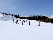 The practice area at the mid-station