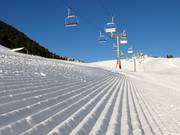 Perfect slope grooming in Obereggen