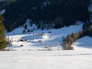 View of the ski slope of Trins
