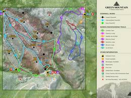 Trail map Green Mountain – Brush Creek Ranch