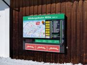 Information board at the mid-station of the Wildkogelbahn