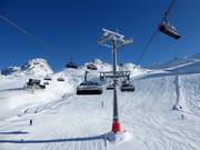 Flimjochbahn - 8pers. High speed chairlift (detachable) with bubble and seat heating