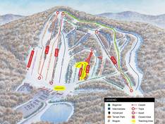 Trail map Bear Creek Mountain Resort