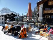 Umbrella bar of the Hotel Petersboden (Oberlech)