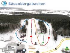 Trail map Båsenbergabacken