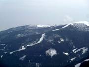View of the FIS K70 downhill run - natural snow slope