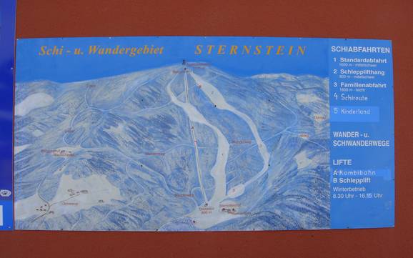 Urfahr-Umgebung: orientation within ski resorts – Orientation Sternstein – Bad Leonfelden