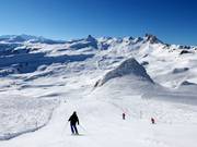 Difficult slope from Leist to Plattis