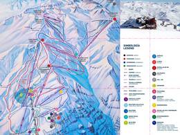 Trail map Valle Nevado