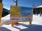 Slope signage in Obereggen