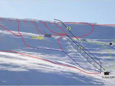 Trail map Weardale Ski Club