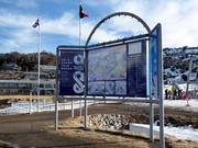 Trail map in Smiggin Holes