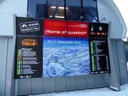 Detailed information board at the Hromovka valley station