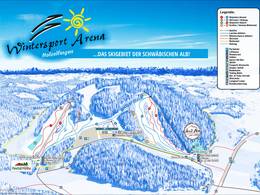 Trail map Holzelfingen (Lichtenstein) – Wintersport Arena