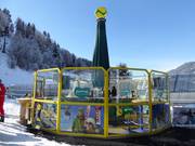 Umbrella bar at Planai West