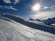 Off-piste area between Clavadeler Bubble and Jatz Quattro