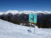 Signposting on the slopes