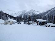 Motorhome parking area