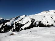 From Breitenalpe towards the gondola lift