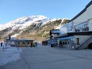 Base station - entrance to the ski resort