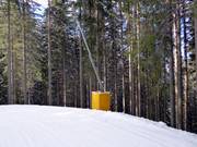 Snowmaking with lances on Alpe Cermis