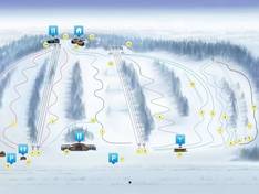 Trail map Zolotaya Dolina