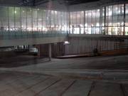 View into the ski hall without snow