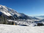 View from Rittisberg over the Ramsau Plateau