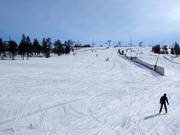 Easy and wide slope Familjebacken in Hundfället