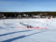 Practice slope with conveyor belt at Zero Point (Levi Center)