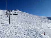 Powder slope at the 8-seater chairlift Familienglück